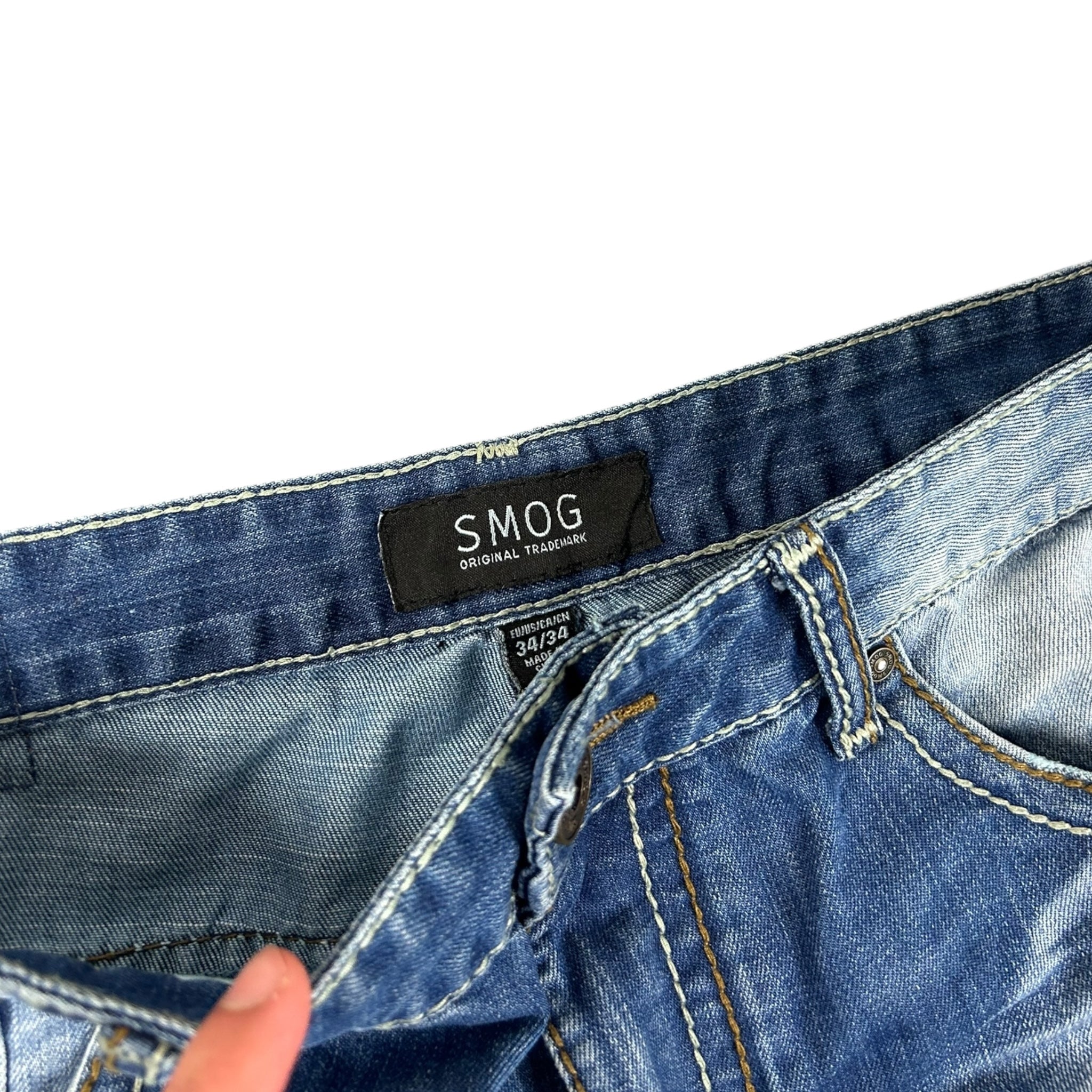 Y2K Washed Jeans (L)